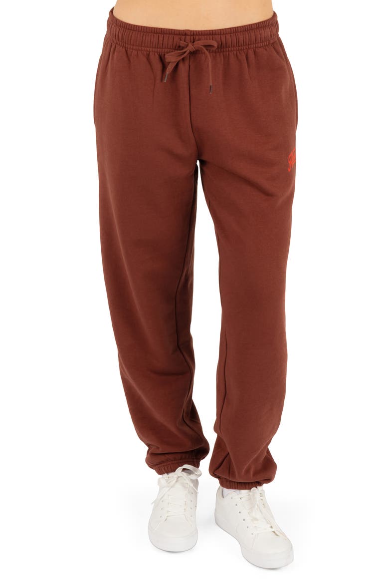 Vintage Pennant Sweatpants, Main, color, CAPPUCINO