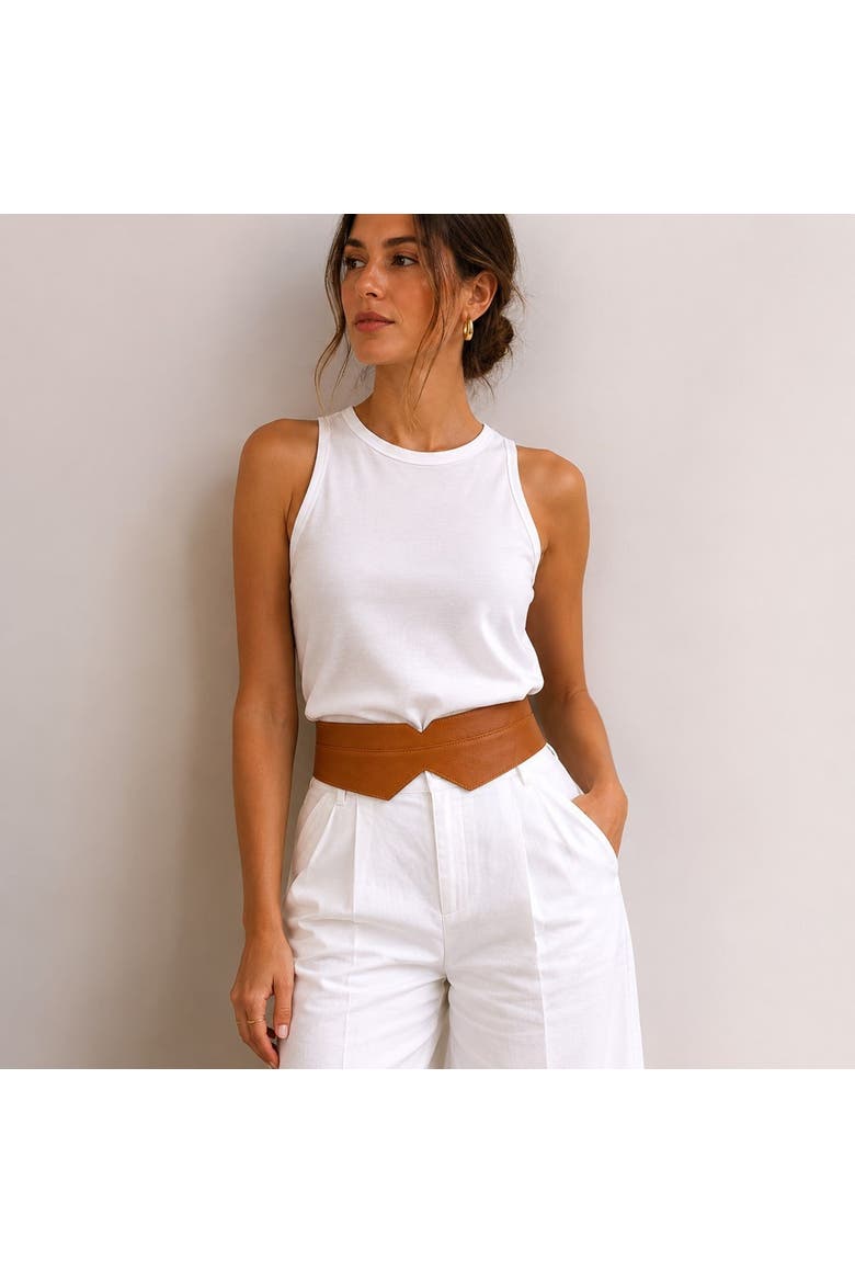 Chaltén Slim Belt, Alternate, color, Caramel