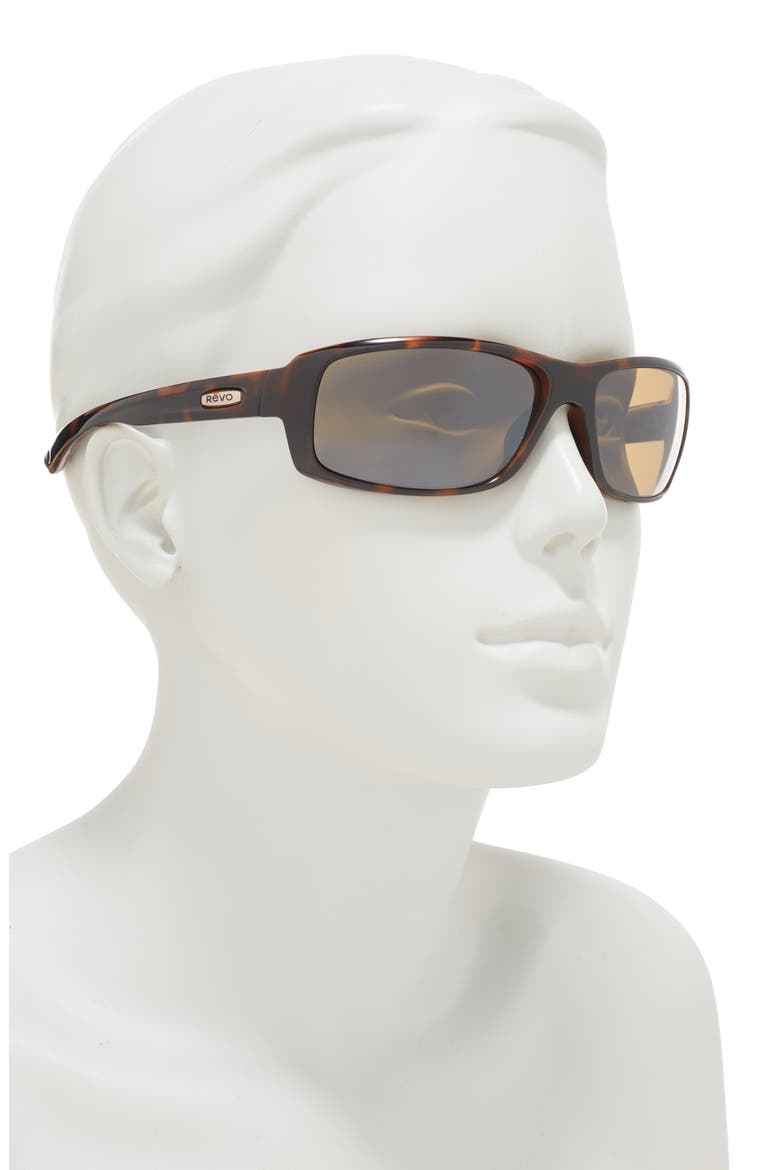 Converge 62mm Rectangle Sunglasses, Alternate, color, TORTOISE