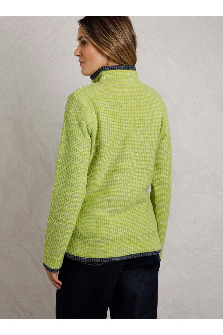 Beye 1/4 Zip Grid Fleece, Alternate, color, Tarragon