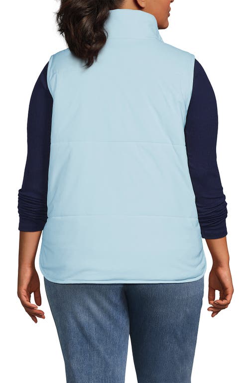 Lands' End Wanderfree Insulated Vest In Sunwashed Blue