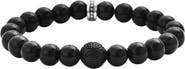 GEOFFREY BEENE Men's Semiprecious Stone Beaded Stretch Bracelet