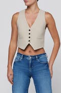 L'AGENCE Jianna Short Tweed Vest