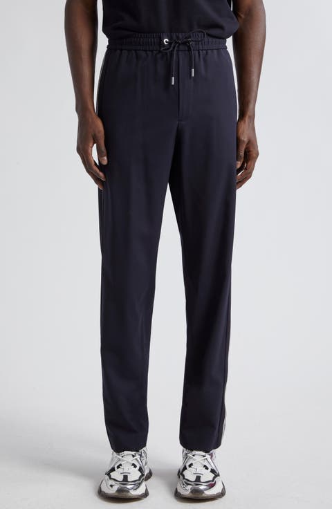 Stretch Gabardine Track Pants