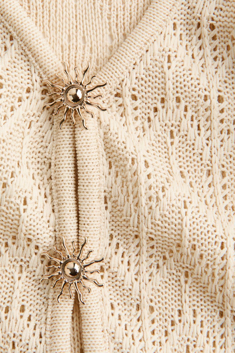 Mama 2-piece Pointelle-knit Set, Alternate, color, Light beige