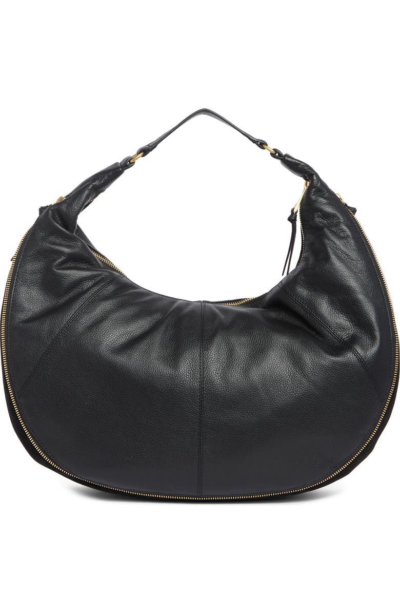 Vince Camuto Lorry Hobo Shoulder Bag, Alternate, color, Black