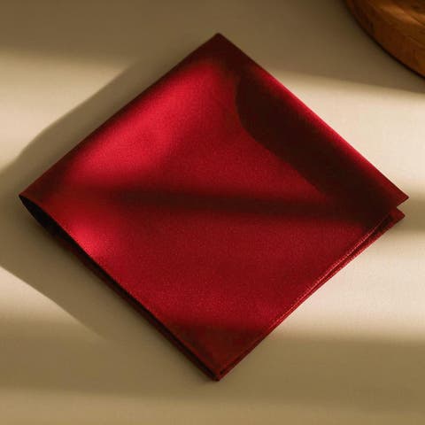 Pure Silk Solid Color Square Scarf