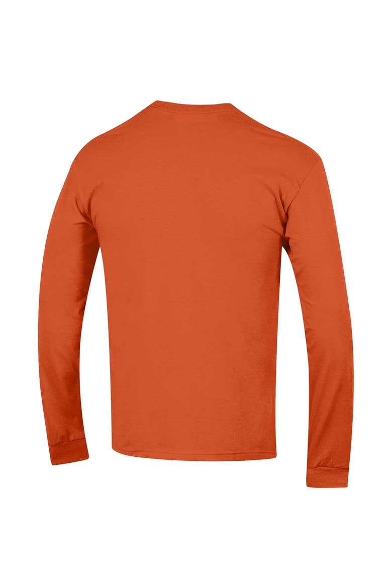 Men's Champion  Orange Denver Broncos Seal Long Sleeve T-Shirt, Alternate, color, Orange