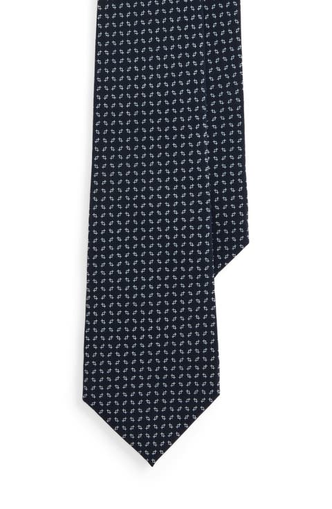 Geometric Silk Tie