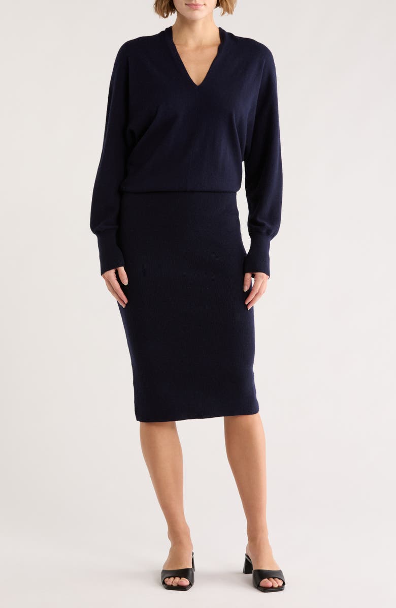 Reiss Sally Long Sleeve Sweater Dress, Main, color,