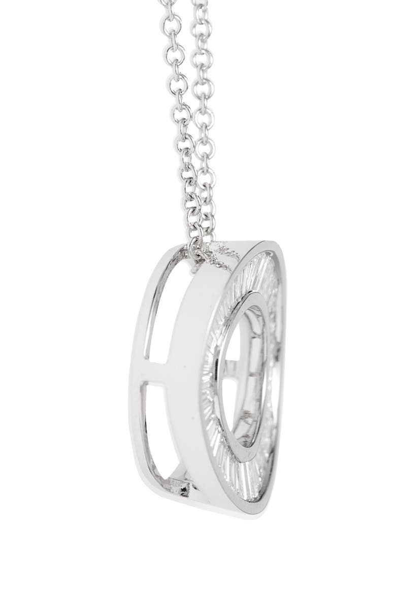 Circle of Life Small Diamond Pendant Necklace (Nordstrom Exclusive), Alternate, color, WHITE GOLD