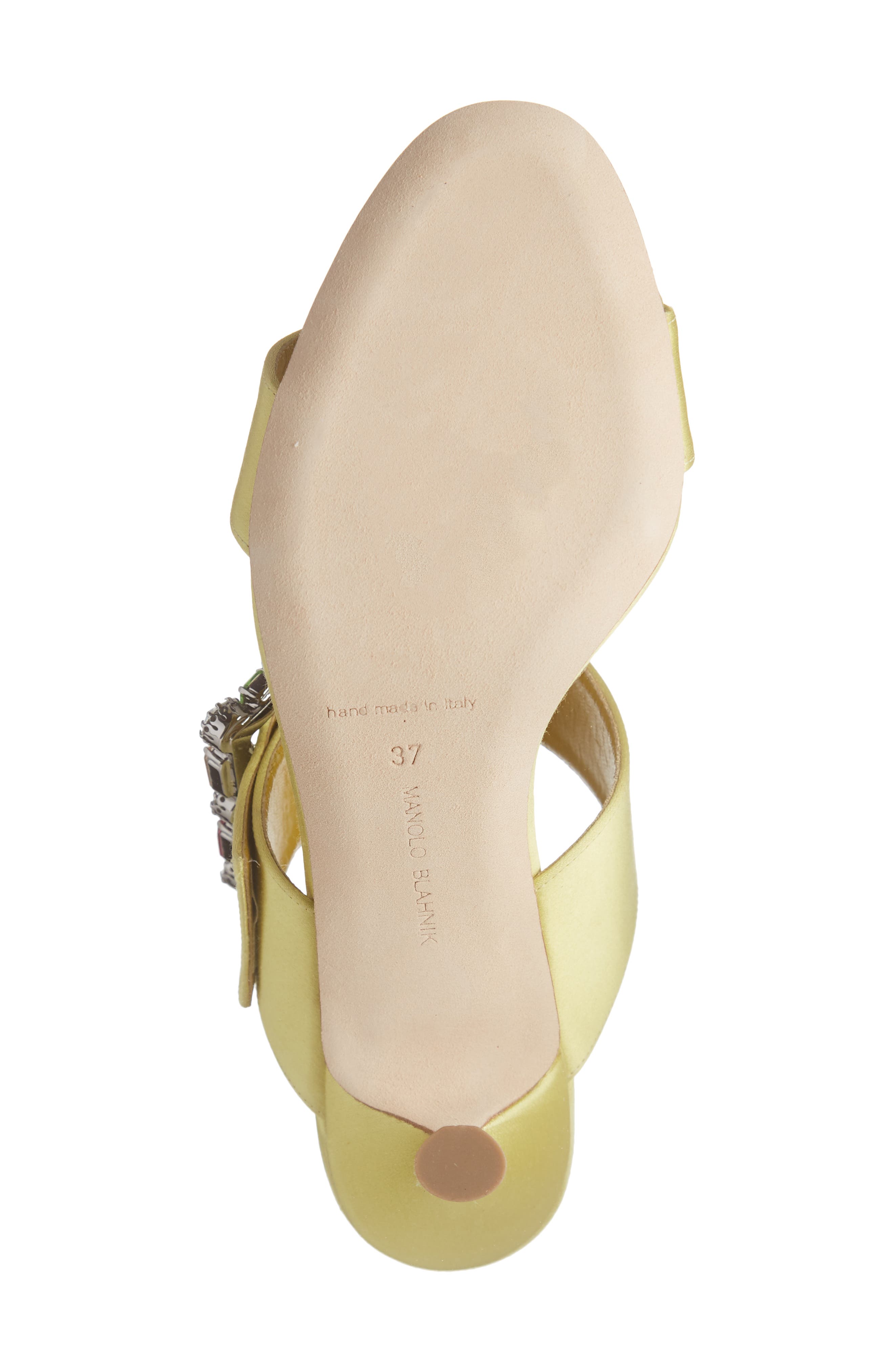 Verda Crystal Buckle Slide Sandal, Alternate, color, BRIGHT GREEN