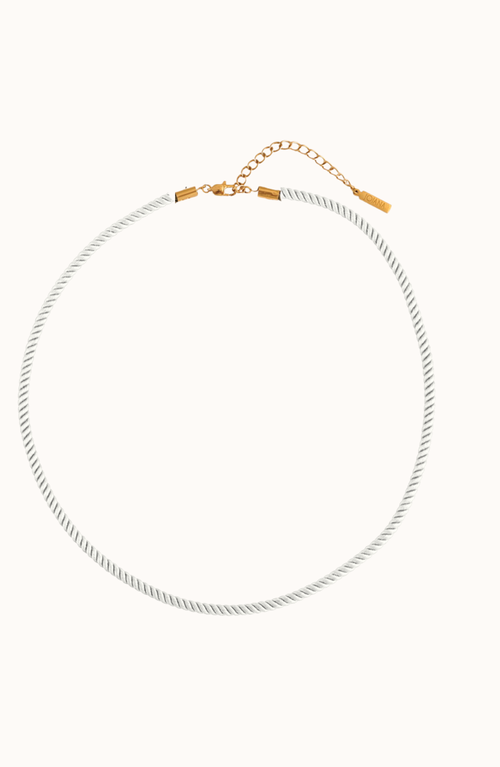 Joiana Jewelry The Rope Necklace In Metallic