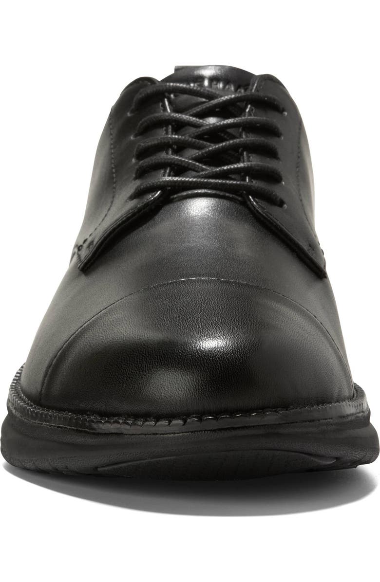 Cole Haan Grand Hurrion Cap Toe Derby, Alternate, color, Black / Black