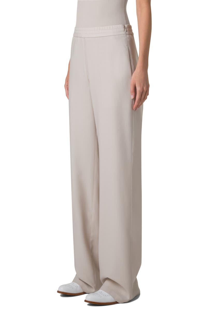 Akris Filibert Virgin Wool Blend Pants, Alternate, color, Sand
