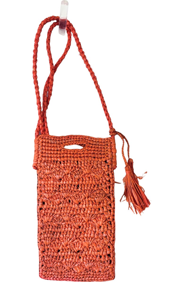 Zanatany Concepts Poushy Phone Pouch, Main, color, Orange