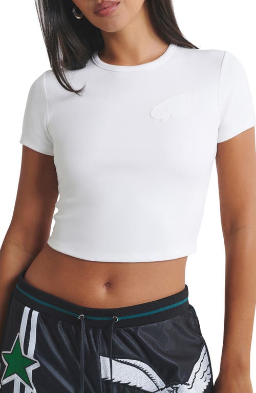 Off Season Nfl Team Appliqué Baby Tee In White