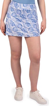 TailorByrd Leaves Print Performance Skort