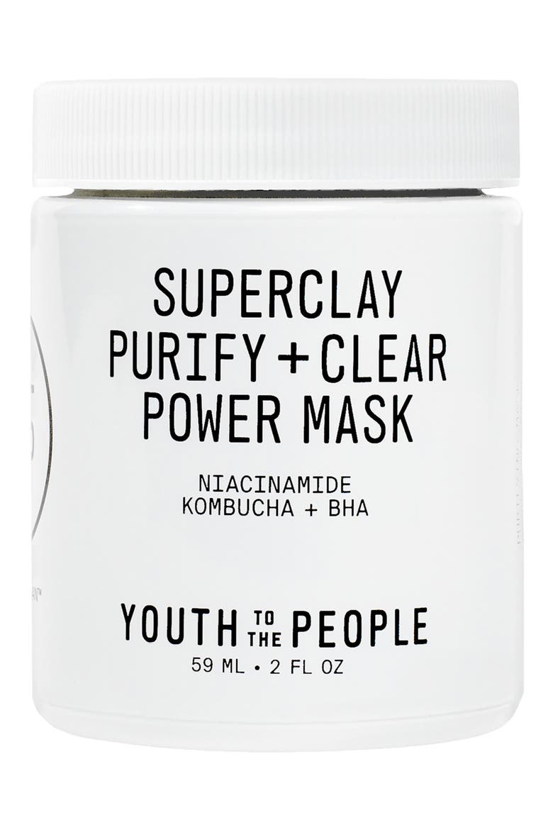 Superclay Purify + Clear Power Mask, Main, color, NO COLOR