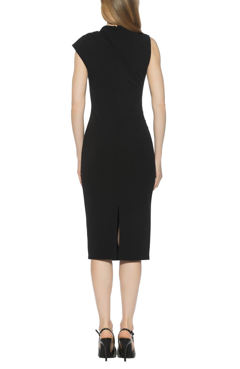 Alexia Admor Vaila Midi Sheath Dress, Alternate, color, Black