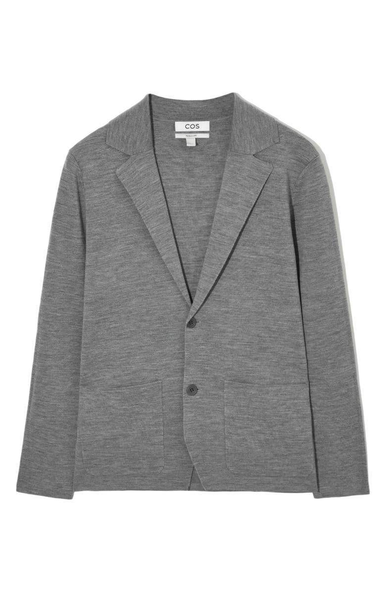 COS Regular Fit Milano Wool Blazer, Alternate, color,