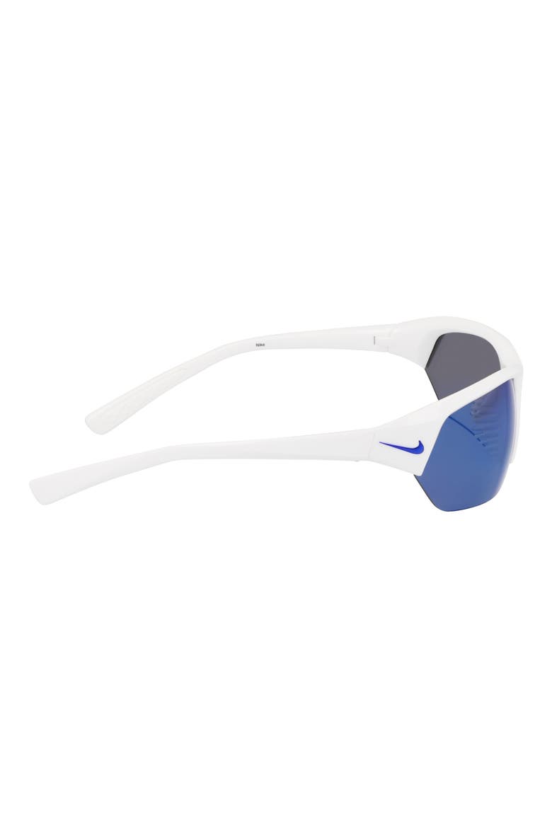 Skylon Ace Square Sunglasses, Alternate, color, WHITE/GREY W/BLUE MIRROR