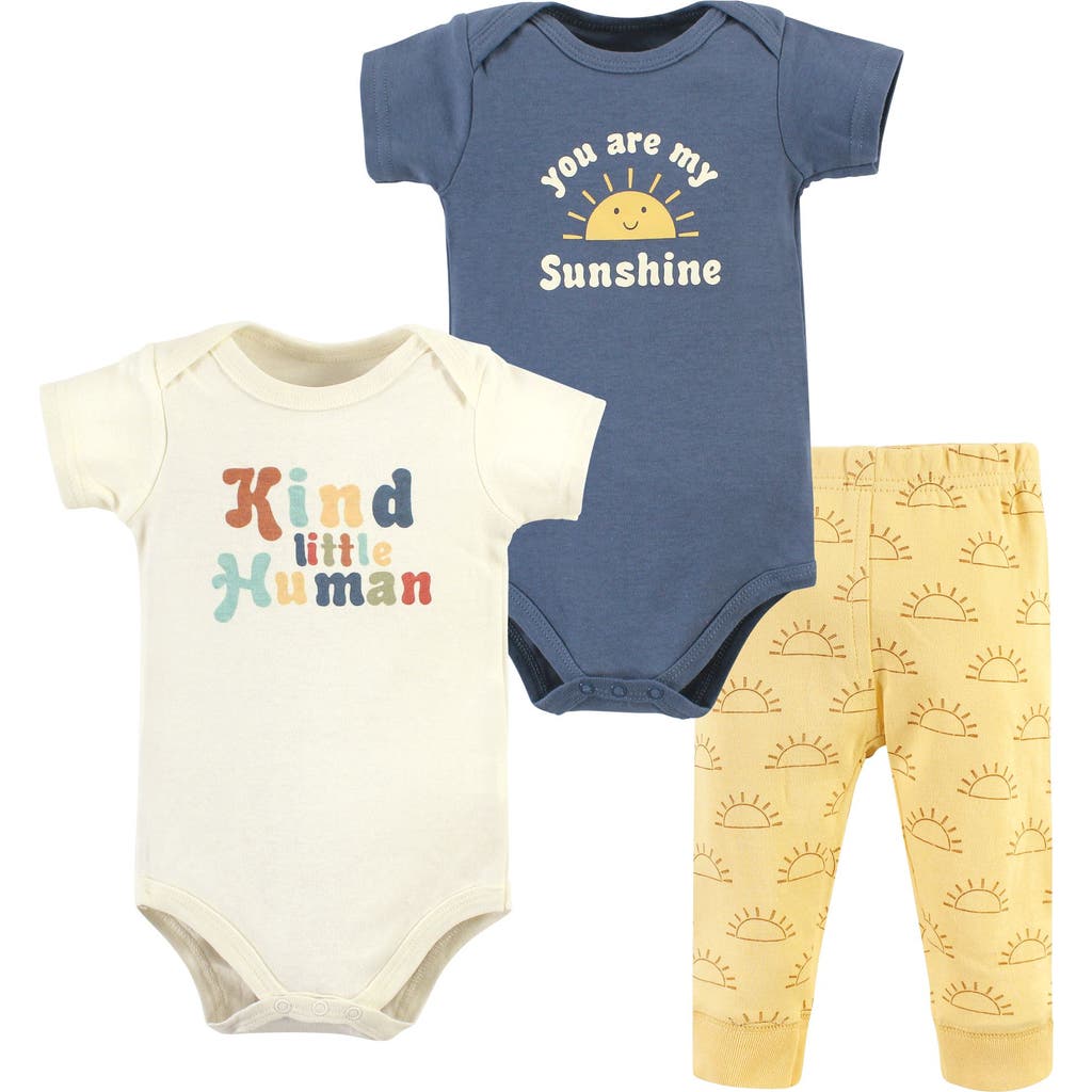 Hudson Baby Two Bodysuits & Matching Pants Apparel Set In Multi