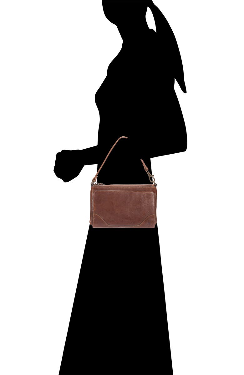 Frye Melissa Convertible Wristlet, Alternate, color, Cognac