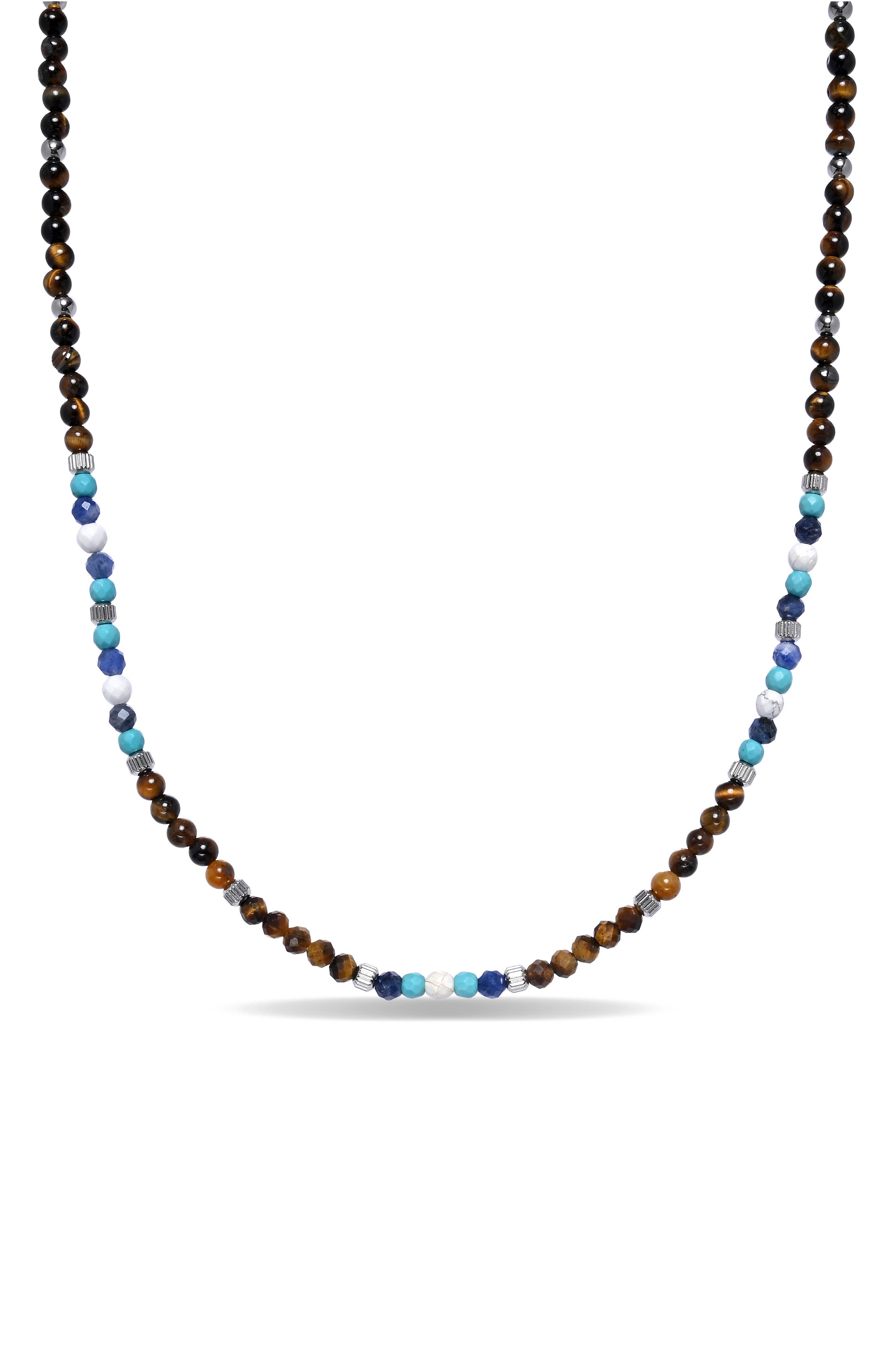 EYE CANDY LOS ANGELES Men's Everett Beaded Necklace