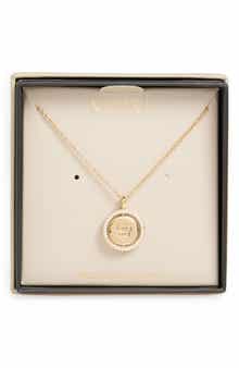 Nadri Sweethearts Spinner Necklace