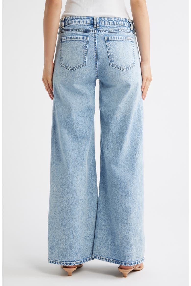Seam Detail Wide Leg Jeans, Alternate, color, INDIGO