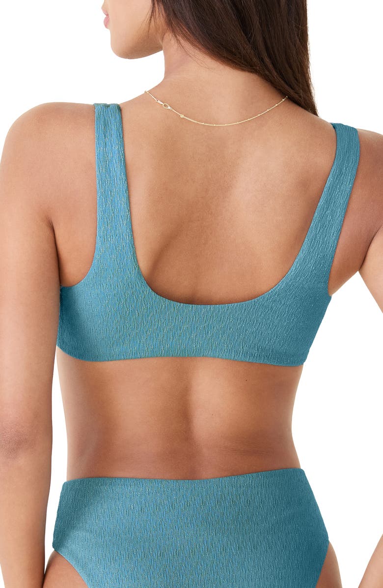 Andie The Delray Bikini Top, Alternate, color, Serene