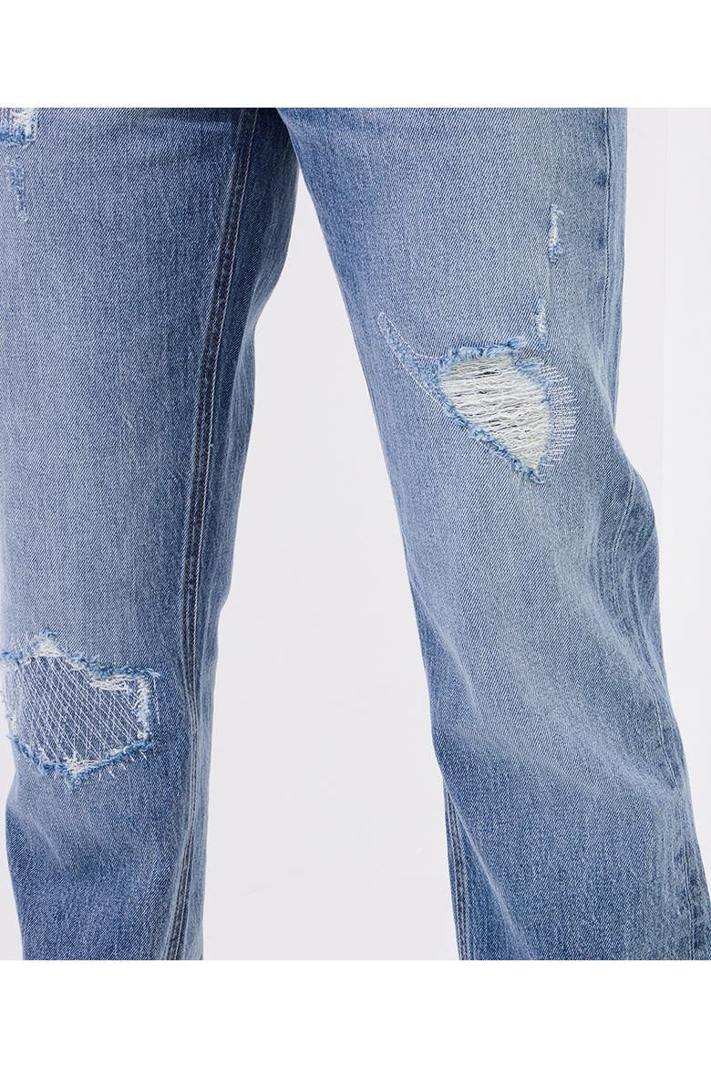 Distressed Mom Jeans, Alternate, color, LIGHT BLUE