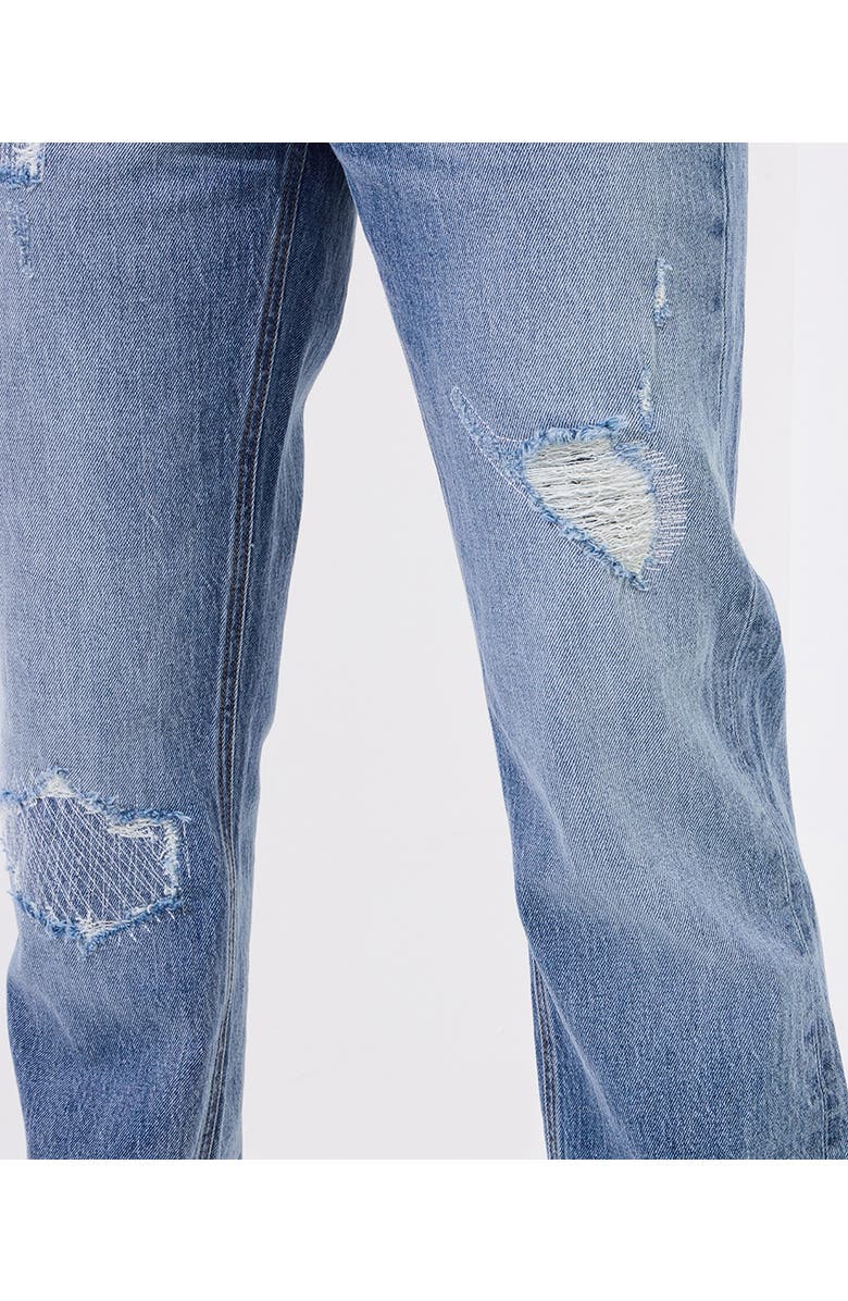Joe Browns Distressed Mom Jeans, Alternate, color, Light Blue