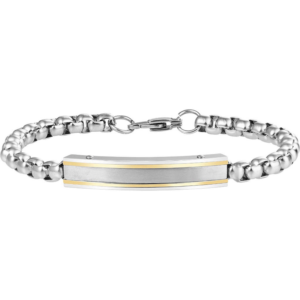 Van Heusen Id Tag Box Chain Bracelet