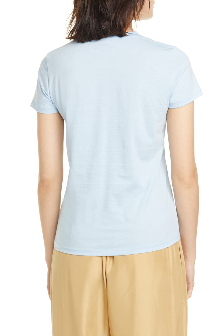 Essential Pima Cotton Crewneck Tee, Alternate, color, SEASCAPE