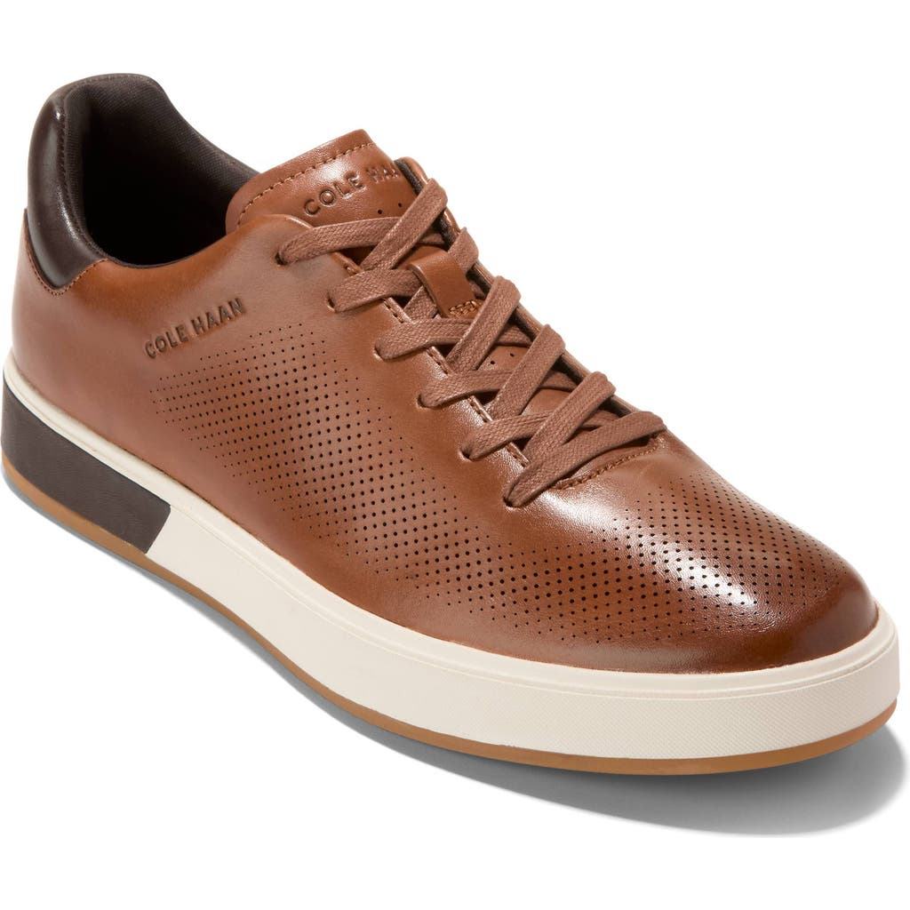 Cole Haan Men's Grandpr Angleace Sneaker In British Tan/dark Chocolate