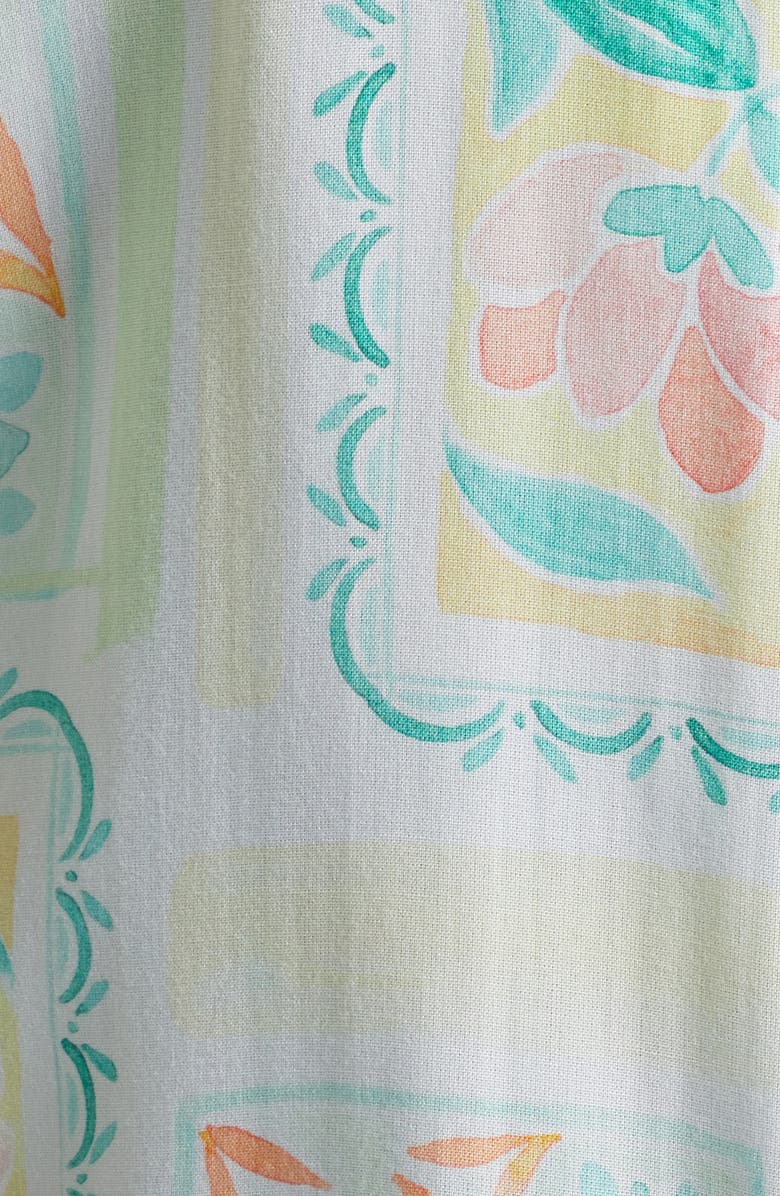 Native Youth Byron Print Camp Shirt, Alternate, color, Off White