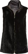 Via Spiga Reversible Faux Fur Vest