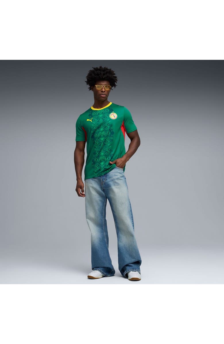 PUMA Men's Puma  Green Senegal National Team 2026 Away Replica Jersey, Alternate, color, Green