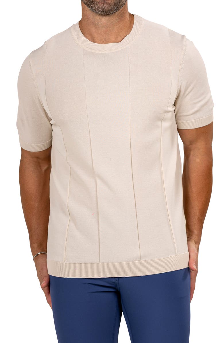 Maceoo Marthy White Crewneck, Alternate, color, Beige