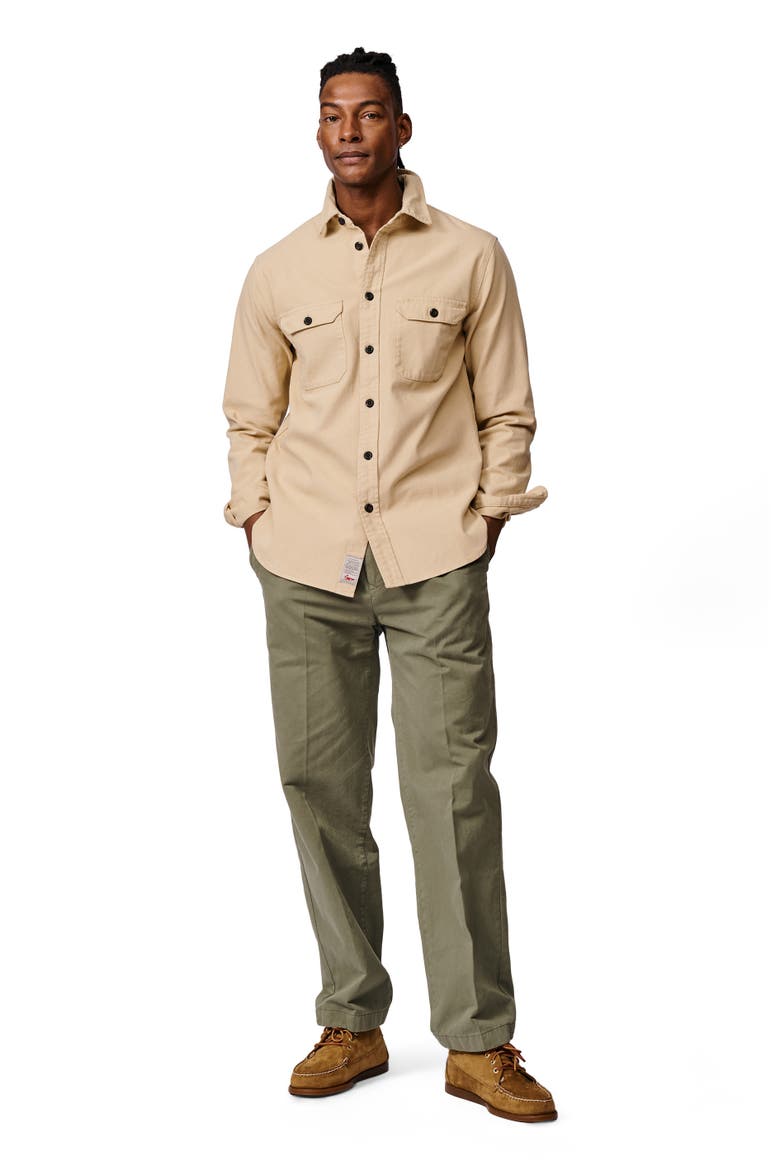 Henderson Canvas Relaxed Fit Overshirt, Alternate, color, Sand