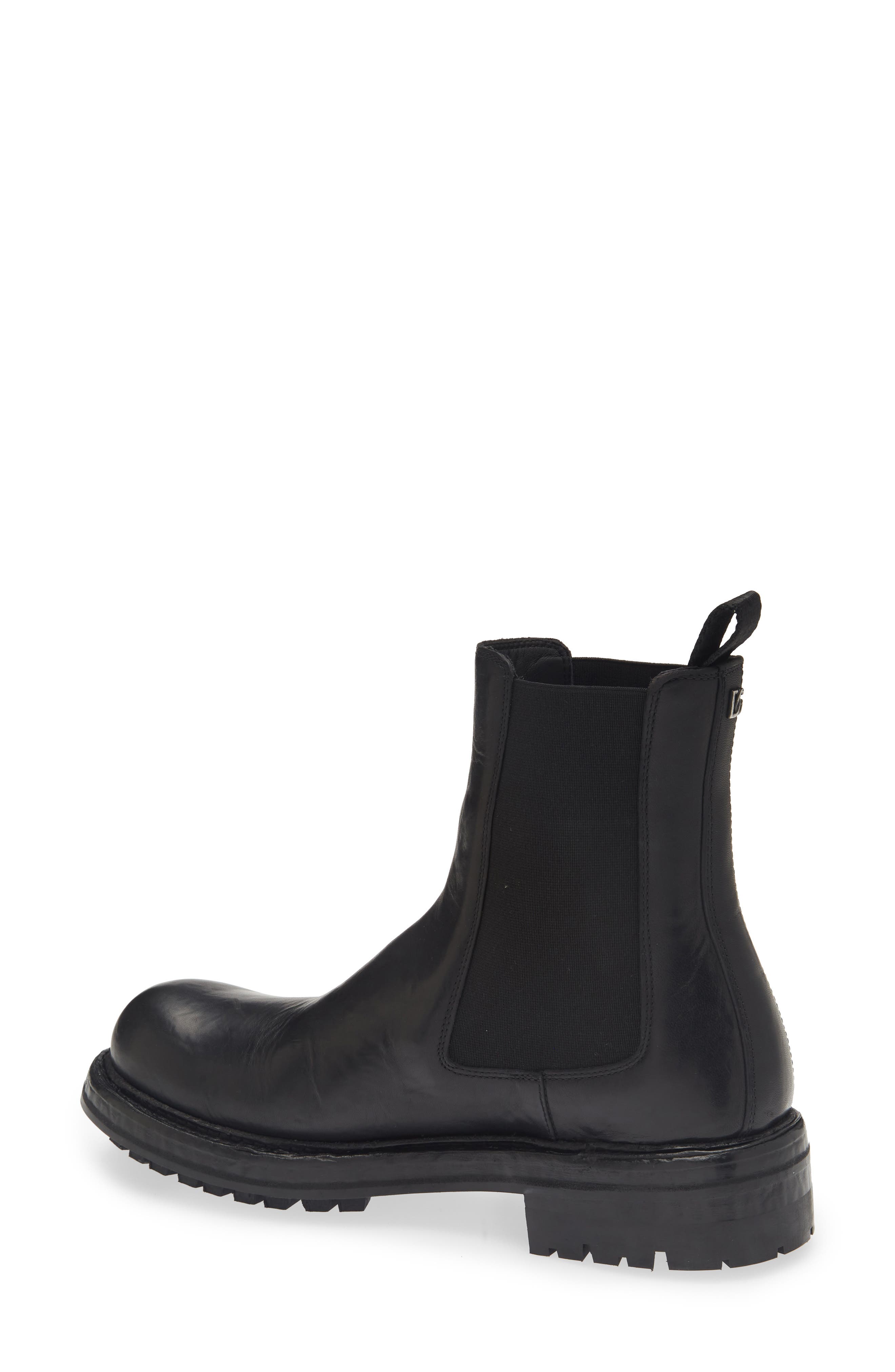 Dolce&Gabbana Beatles Bernini Boot, Alternate, color, Nero