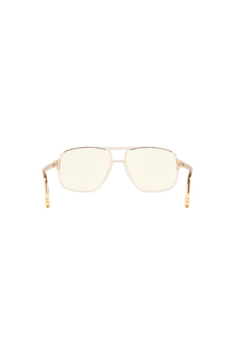 56mm Square optical glasses, Alternate, color, Brown