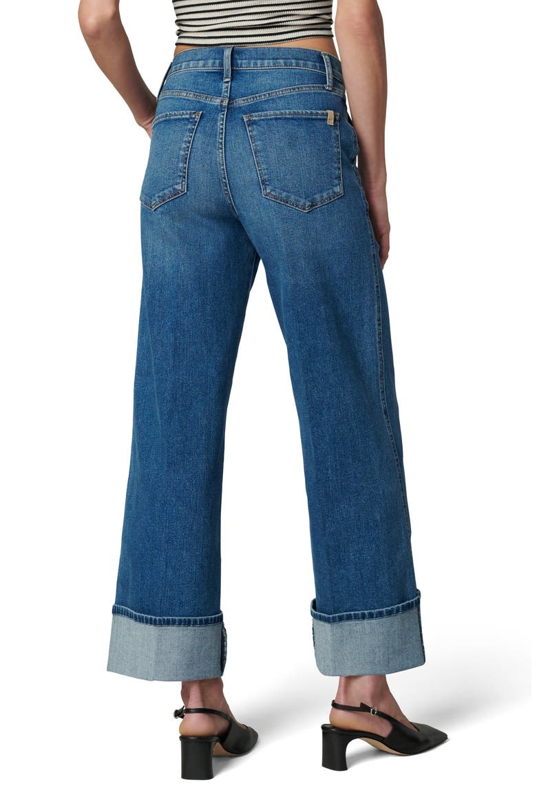 The Trixie Cuffed High Waist Ankle Wide Leg Jeans, Alternate, color, MAGICAL