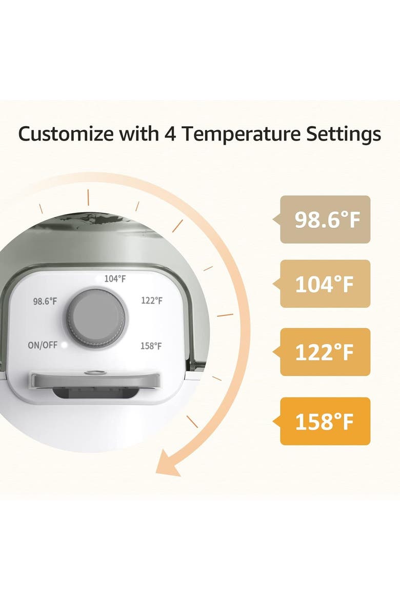 Instant Baby Bottle Warmer, Alternate, color, White