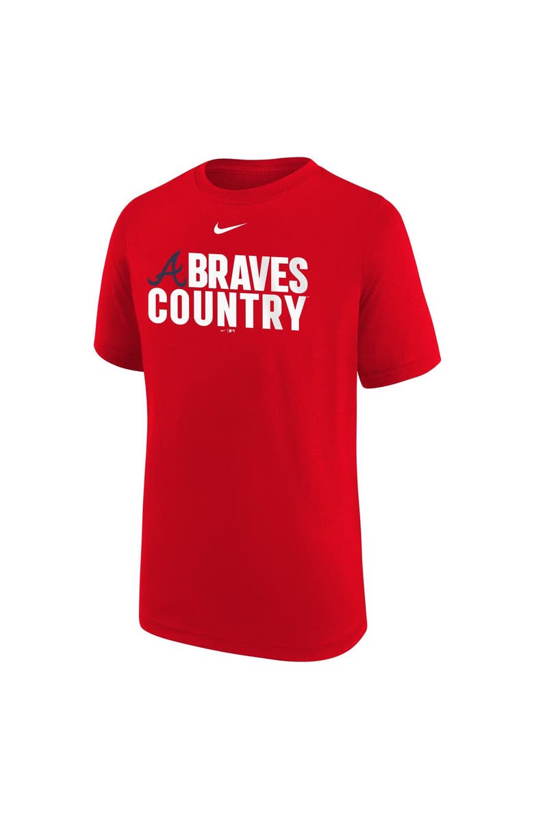 Nike Youth Nike  Red Atlanta Braves Local Legend T-Shirt, Alternate, color, 