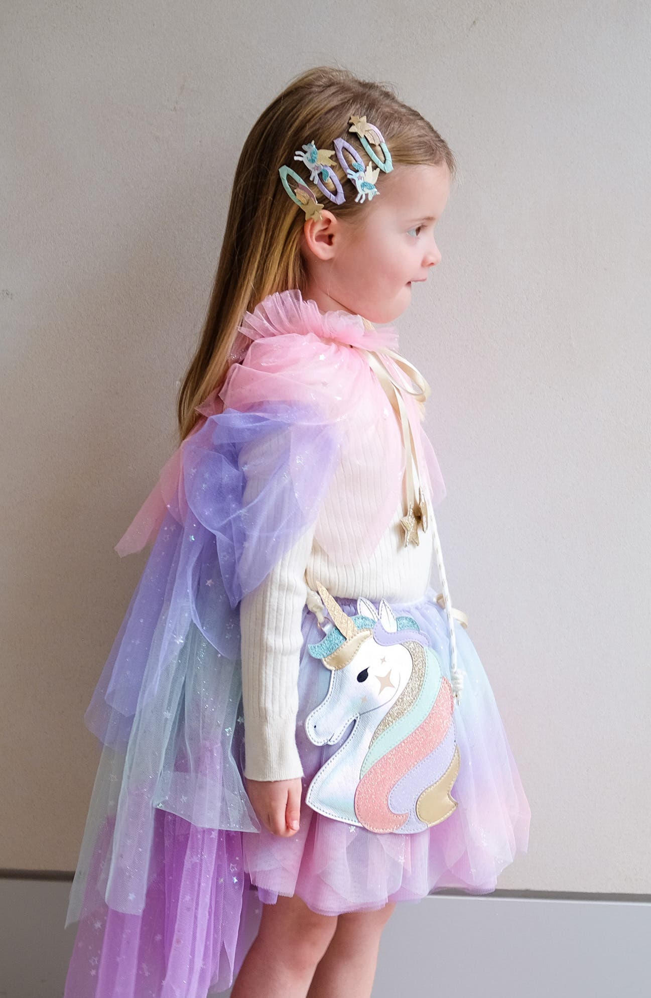 Mimi & Lula My Lil Unicorn Crossbody Bag, Alternate, color, Pink