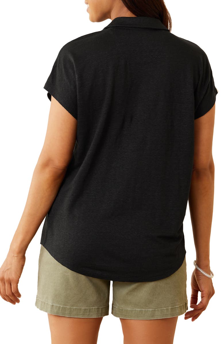 Tommy Bahama Linnea Linen Jersey Top, Alternate, color, 