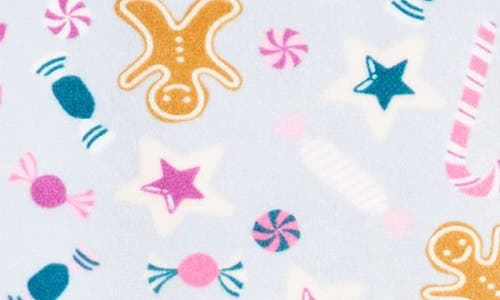 Nordstrom Kids' Print Fitted Fleece Two-piece Pajama Set In Multi